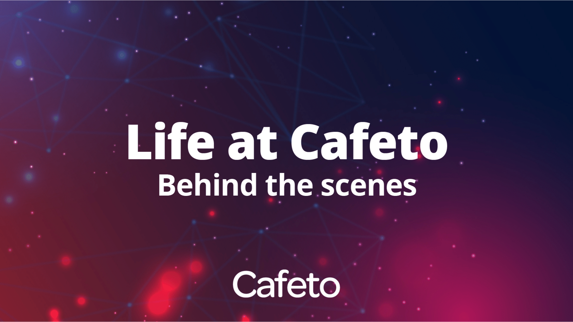 Behind The Scenes – Life at Cafeto